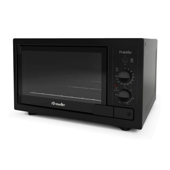Forno Eletrico Mueller Fratello 44L Ct 2 Preto Fosco