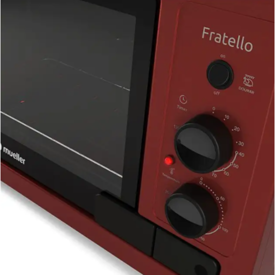 Forno Eletrico Mueller Fratello 44L Ct 2 Vermelho