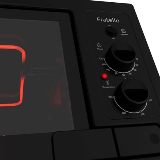 Forno Eletrico Mueller Fratello 44L Ct 220V Preto Fosco