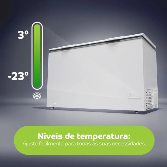 Freezer Horizontal 528L 2P Chb53 Consul 220V Branco