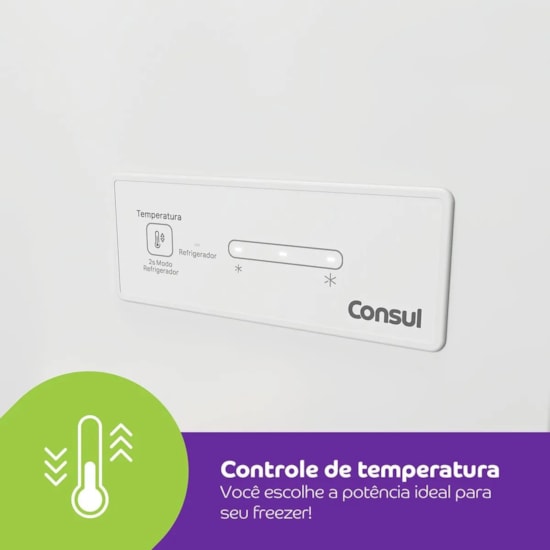 Freezer Horizontal 528L 2P Chb53 Consul 220V Branco
