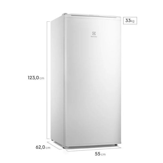 Freezer Vertical 162L Fei19 Electrolux Branco Freezer Vertical 162L Fei19 Electrolux Branco