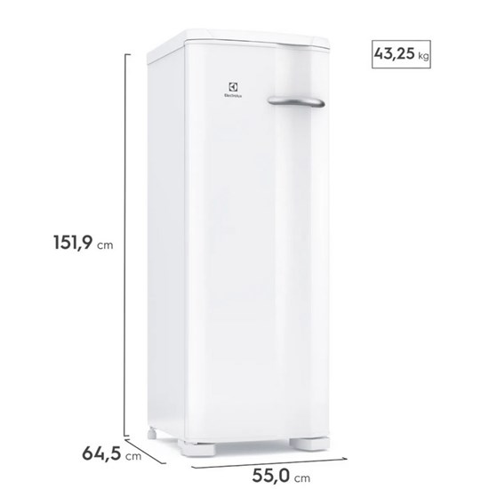 Freezer Vertical 197L Fe23 Electrolux Branco