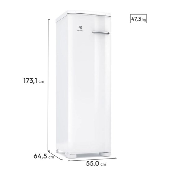 Freezer Vertical 234L Fe27 Electrolux Branco