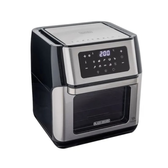 Fritadeira Air Fry 12L Oven 5 Em 1 B&D Preto