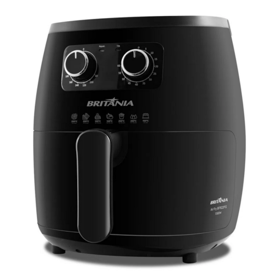 Fritadeira Air Fry 6 Litros Bfr22pg 220V Preto Fritadeira Air Fry 6 Litros Bfr22pg 220V Preto