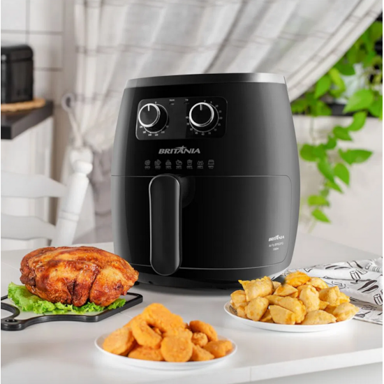 Fritadeira Air Fry 6 Litros Bfr22pg 220V Preto Fritadeira Air Fry 6 Litros Bfr22pg 220V Preto