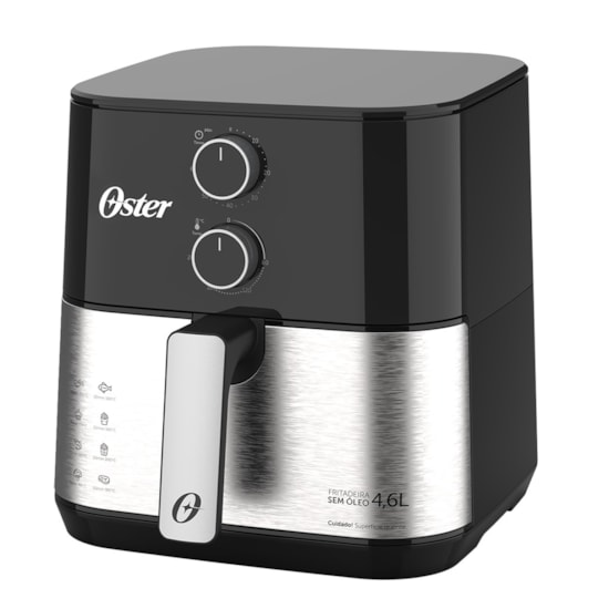 Fritadeira Air Fryer 4,6 Litros Oster 220V Preto