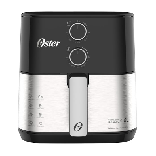 Fritadeira Air Fryer 4,6 Litros Oster 220V Preto