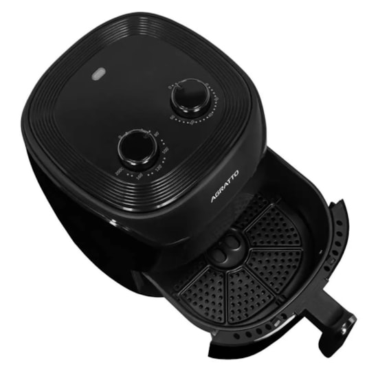 Fritadeira Air Fryer 4 Litros Supremma 220V Agratto Preto