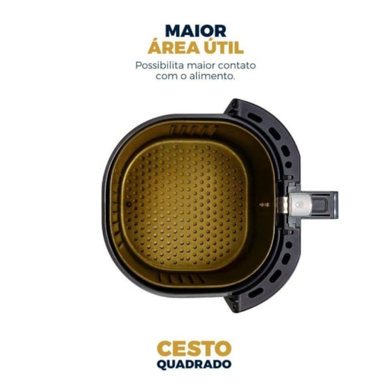 Fritadeira Air Fryer 5 Litros Baf45a Britânia 220V 1500W Preto