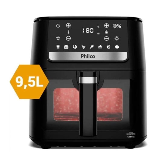 Fritadeira Air Fryer 9,5 Litros Paf95a Philco 220V Preto