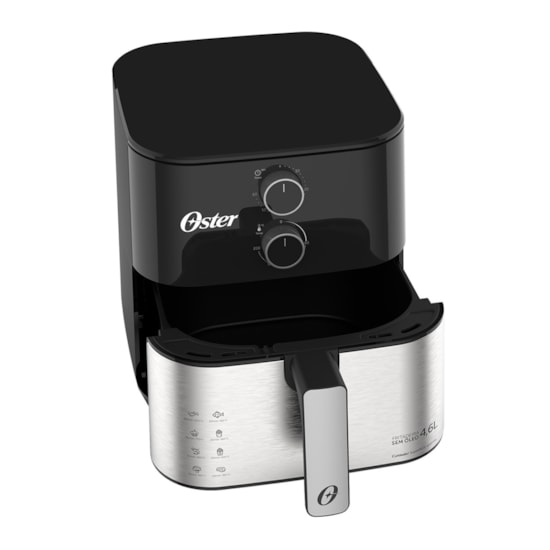 Fritadeira Sem Óleo 4,6 Litros Oster 220V Preto