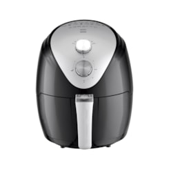 Fritadeira Sem Óleo Fryer Silver Afs-02 Preto/Prata Fritadeira Sem Óleo Fryer Silver Afs-02 Preto/Prata