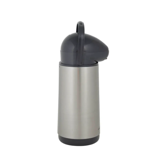 Garrafa Térmica Pressão Nobile Inox 1,0L Inox Garrafa Térmica Pressão Nobile Inox 1,0L Inox