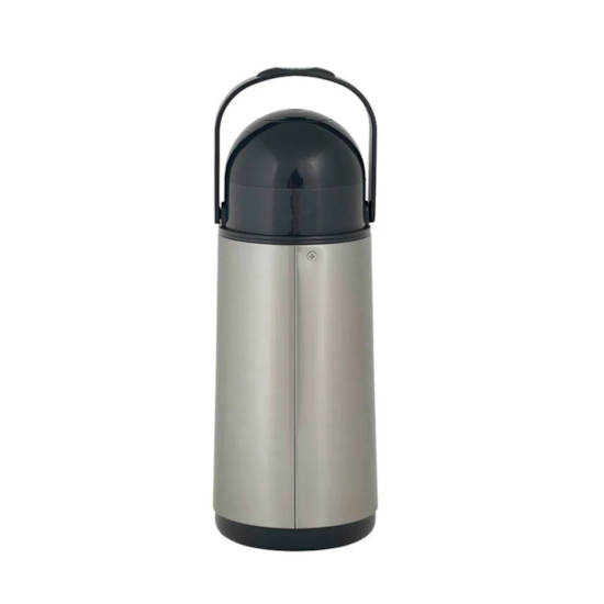 Garrafa Térmica Pressão Nobile Inox 1,0L Inox Garrafa Térmica Pressão Nobile Inox 1,0L Inox