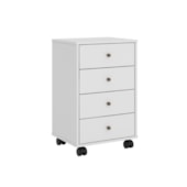 Produto Gaveteiro Office Presence 4 Gav Demóbile Branco