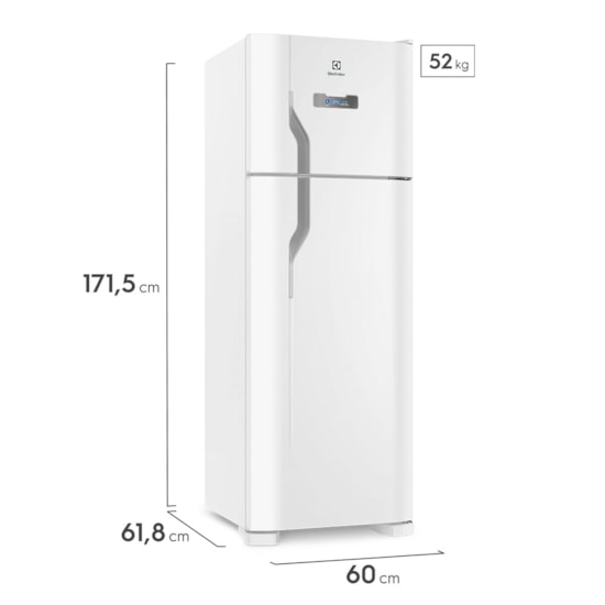 Geladeira 310L 2P Tf39 Electrolux Frost Free 220V Branco