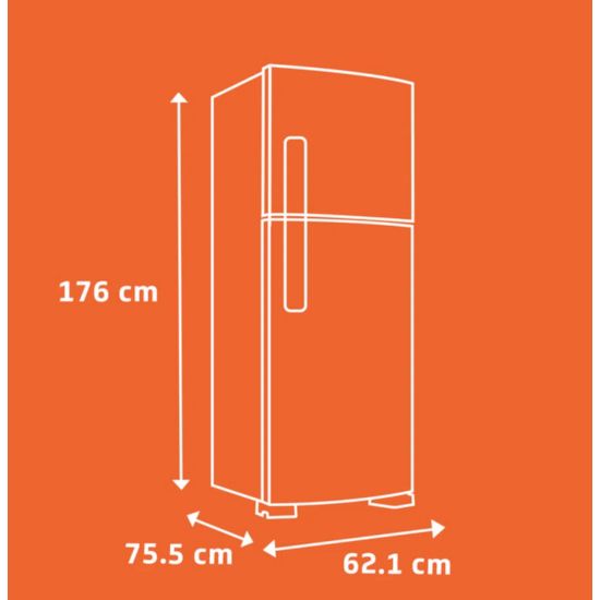 Geladeira 375L 2P Brastemp Brm44 Ffree 220V Branco