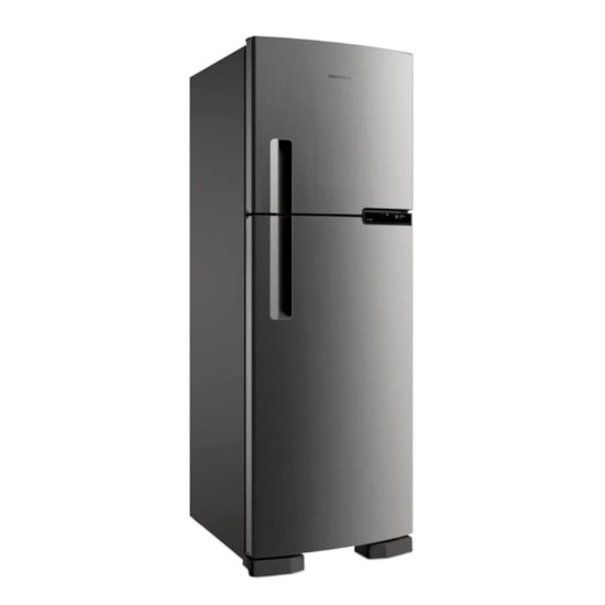 Geladeira 375L Brastemp Brm44 Inox 220V Platinum