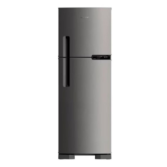 Geladeira 375L Brastemp Brm44 Inox 220V Platinum