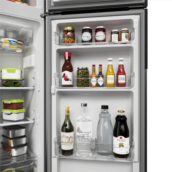 Geladeira 377L 2P Consul Crm44 Frost Free Prata 220V Inox