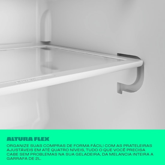 Geladeira 377L 2P Consul Crm44 Frost Free Prata 220V Inox
