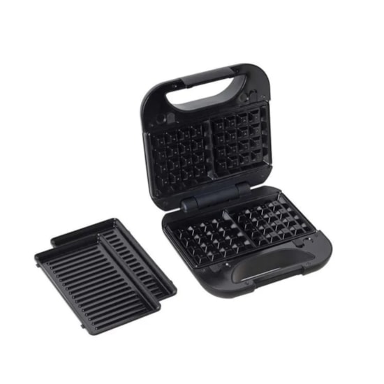 Grill Sanduicheira E Waffle 2X1 750W 220V Black Decker Preto