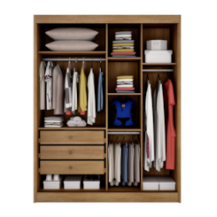 Guarda Roupa 2 P Correr Virtus 100% Mdf Camaru Fendi Guarda Roupa 2 P Correr Virtus 100% Mdf Camaru Fendi