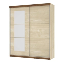 Guarda Roupa 2 Portas Correr Caribe Mdf Areia/Canela/Areia Guarda Roupa 2 Portas Correr Caribe Mdf Areia/Canela/Areia