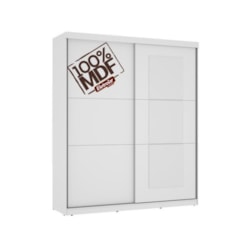 Guarda Roupa 2 Portas Correr Caribe Mdf Branco/Rosa/Azul/Bra Guarda Roupa 2 Portas Correr Caribe Mdf Branco/Rosa/Azul/Bra