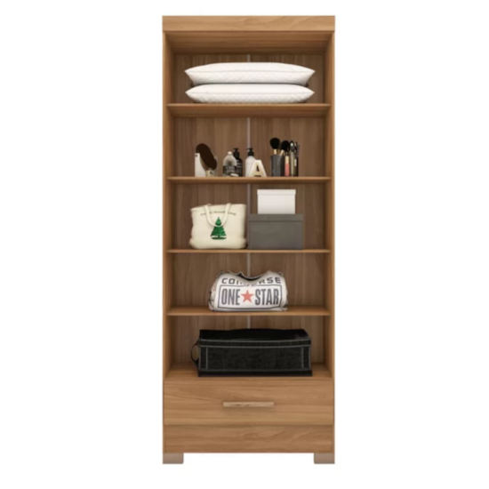 Guarda Roupa 2 Portas Smart Plus Rodial Cinamomo Guarda Roupa 2 Portas Smart Plus Rodial Cinamomo
