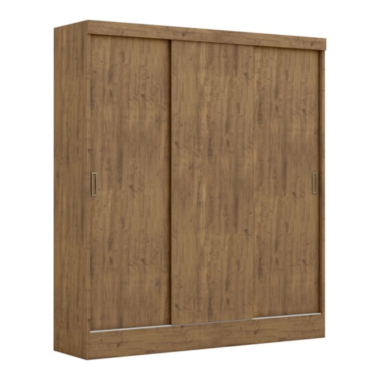Guarda Roupa 3 P Correr Viena 100% Mdf Ipê/Tex Guarda Roupa 3 P Correr Viena 100% Mdf Ipê/Tex