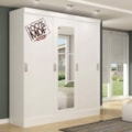 Guarda Roupa 3 Portas Correr 100% Mdf Viena Com...