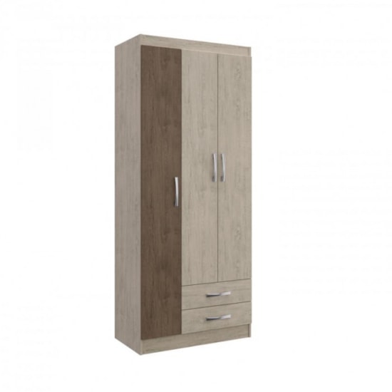 Guarda Roupa 3 Portas Treviso Doripel Fendy/Amendoa Guarda Roupa 3 Portas Treviso Doripel Fendy/Amendoa