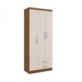 Guarda Roupa 3 Portas Treviso Doripel Off White...