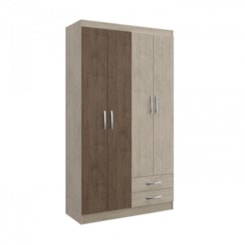 Guarda Roupa 4 Portas Treviso Doripel Fendy/Amendoa Guarda Roupa 4 Portas Treviso Doripel Fendy/Amendoa