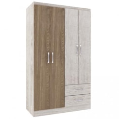 Guarda Roupa 4 Portas Treviso Doripel Fendy/Amendoa Guarda Roupa 4 Portas Treviso Doripel Fendy/Amendoa