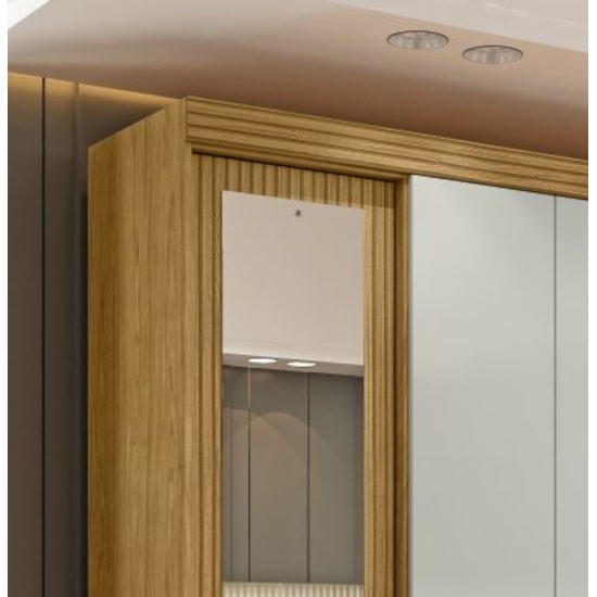 Guarda Roupa 6 Portas Bogota Mx Marrocos Off White Guarda Roupa 6 Portas Bogota Mx Marrocos Off White