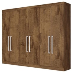 Guarda Roupas Alba 6 Portas 100% Mdf Brauna Guarda Roupas Alba 6 Portas 100% Mdf Brauna