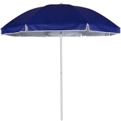 Guarda Sol Aluminio 2,60M Polisester Mor Azul Guarda Sol Aluminio 2,60M Polisester Mor Azul