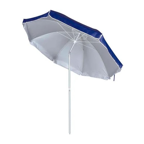 Guarda Sol Aluminio 2,60M Polisester Mor Azul Guarda Sol Aluminio 2,60M Polisester Mor Azul