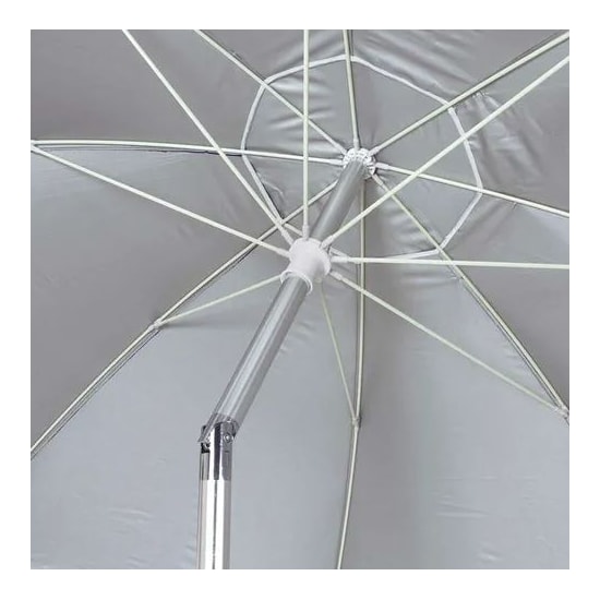 Guarda Sol Aluminio 2,60M Polisester Mor Azul Guarda Sol Aluminio 2,60M Polisester Mor Azul