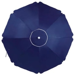 Guarda Sol Aluminio 2,60M Polisester Mor Azul Guarda Sol Aluminio 2,60M Polisester Mor Azul