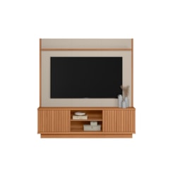 Home 180Cm Tv Ate 75P Ravenna Linea Brasil  Canela Off White