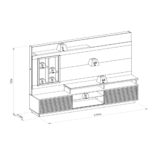 Home 200Cm Eldorado Linea Brasil Nature Off White Home 200Cm Eldorado Linea Brasil Nature Off White