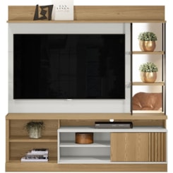 Home Garibaldi 182 Cm Linea Brasil Carvalho/Off White Home Garibaldi 182 Cm Linea Brasil Carvalho/Off White