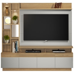 Home Santiago Tv De Até 60P Linea Brasil Carvalho/Off White Home Santiago Tv De Até 60P Linea Brasil Carvalho/Off White