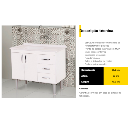 Kit Balcão E Pia Tóquio 1.00 Rorato Pia Travertino Kit Balcão E Pia Tóquio 1.00 Rorato Pia Travertino