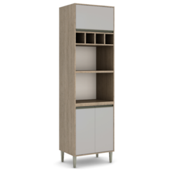 Kit Forno Micro-Ondas 65Cm New Atena Salmão/Nude Kit Forno Micro-Ondas 65Cm New Atena Salmão/Nude